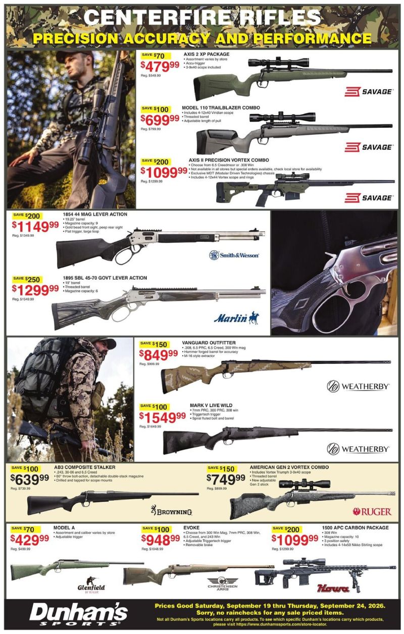DUNHAM'S SPORTS weekly ad Sep 19 – Sep 25, 2026 – page 3