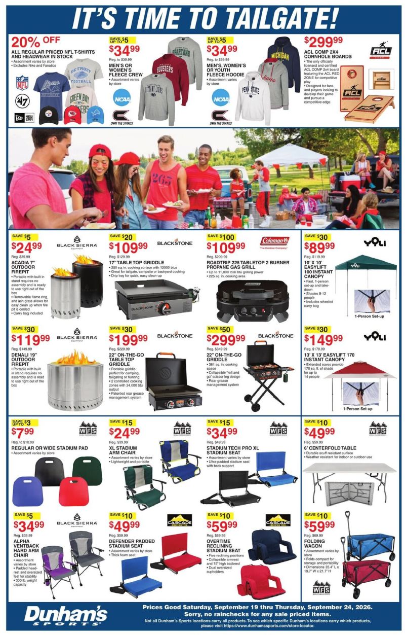 DUNHAM'S SPORTS weekly ad Sep 19 – Sep 25, 2026 – page 9