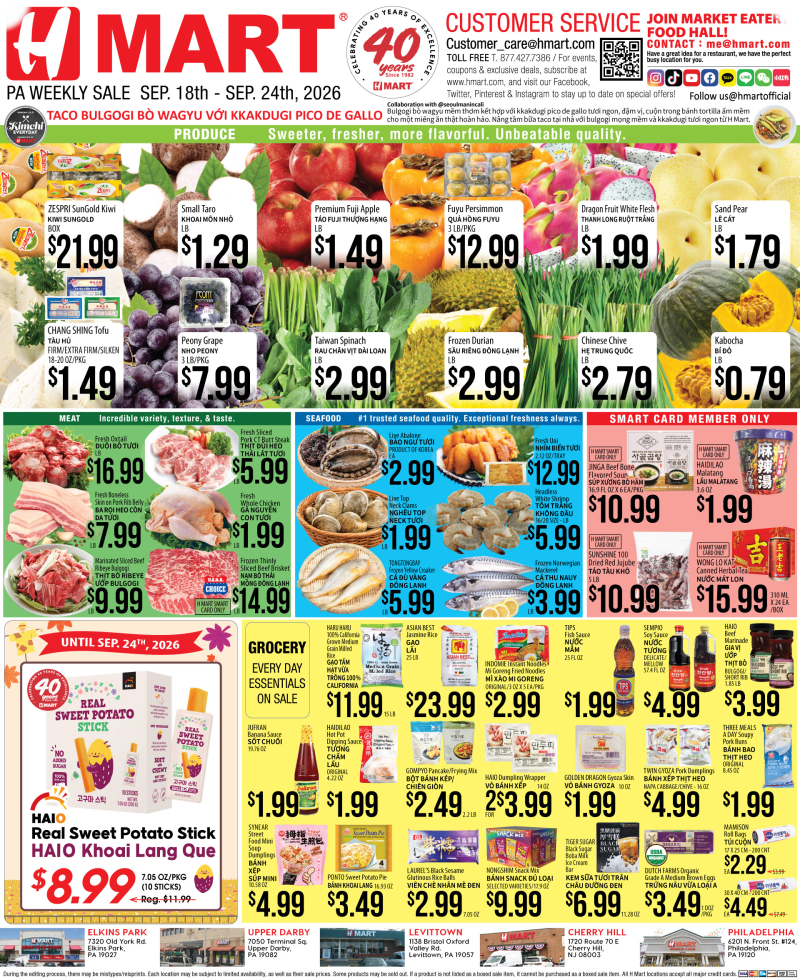 Weekly ads Pennsylvania Vietnamese