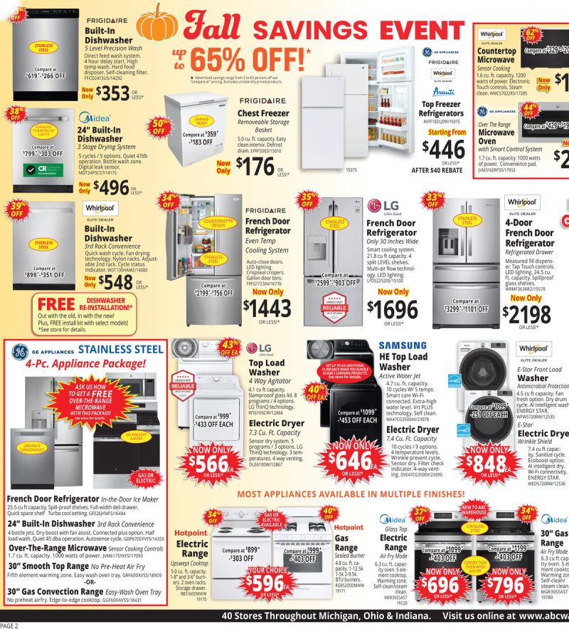 ABC WAREHOUSE weekly ad Sep 20 – Sep 26, 2026 – page 2