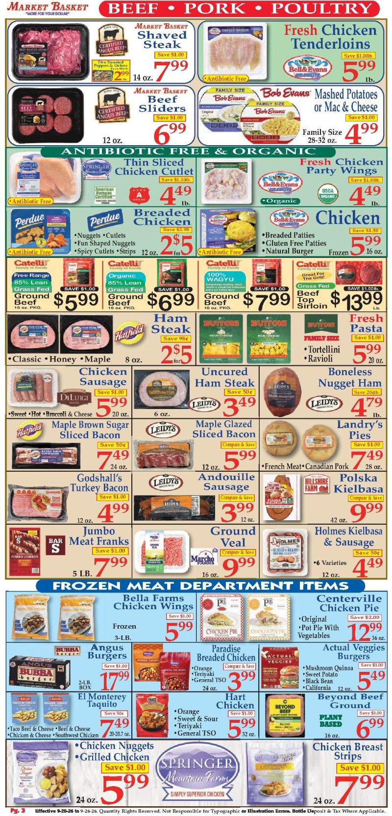 MARKET BASKET weekly ad Sep 21 – Sep 26, 2026 – page 3