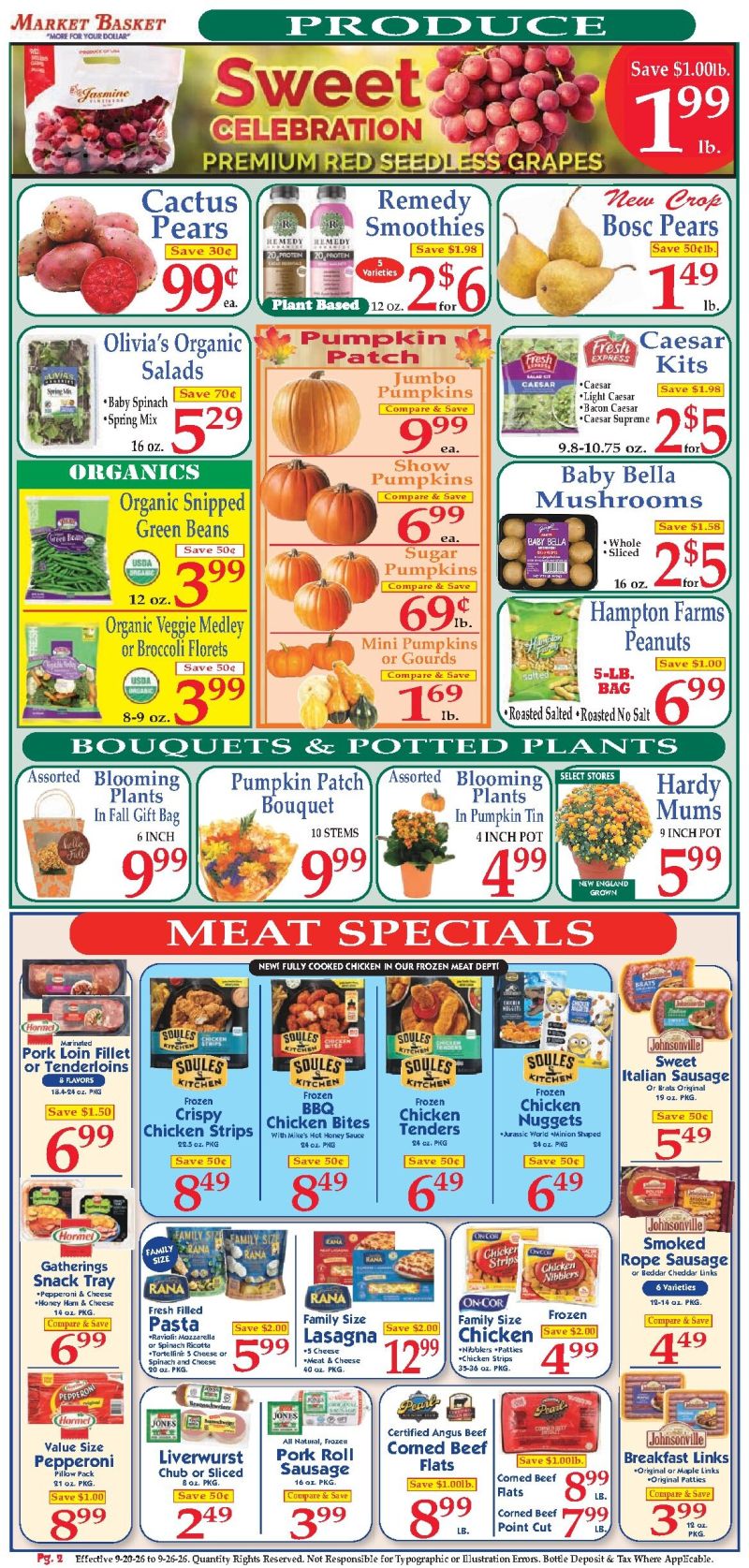MARKET BASKET weekly ad Sep 21 – Sep 26, 2026 – page 2