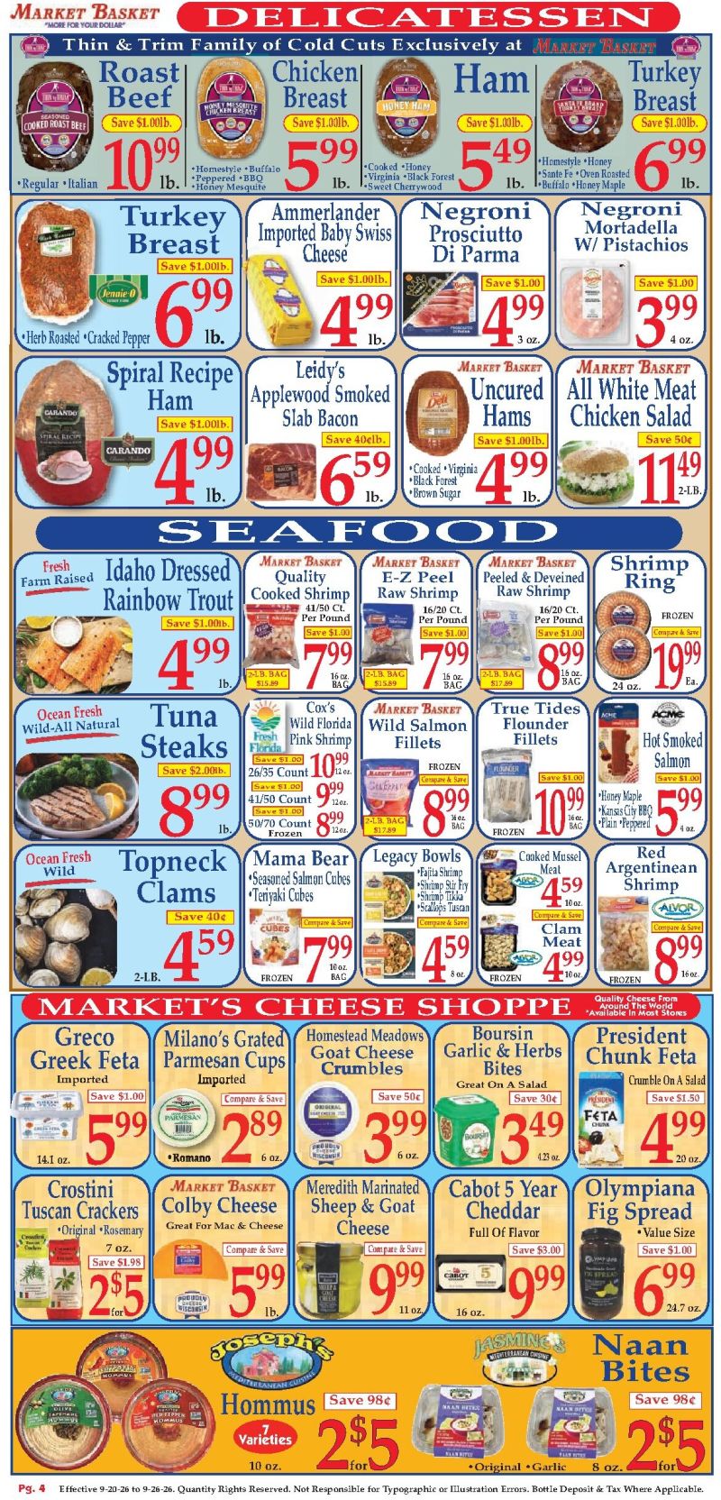 MARKET BASKET weekly ad Sep 21 – Sep 26, 2026 – page 4