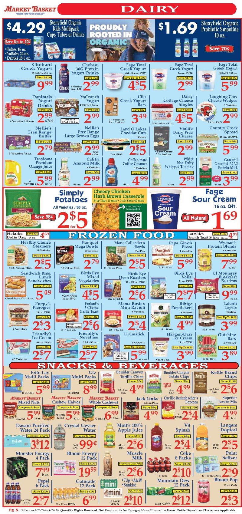 MARKET BASKET weekly ad Sep 21 – Sep 26, 2026 – page 5