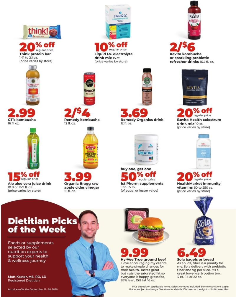 HYVEE weekly ad Sep 21 – Sep 28, 2026 – page 34