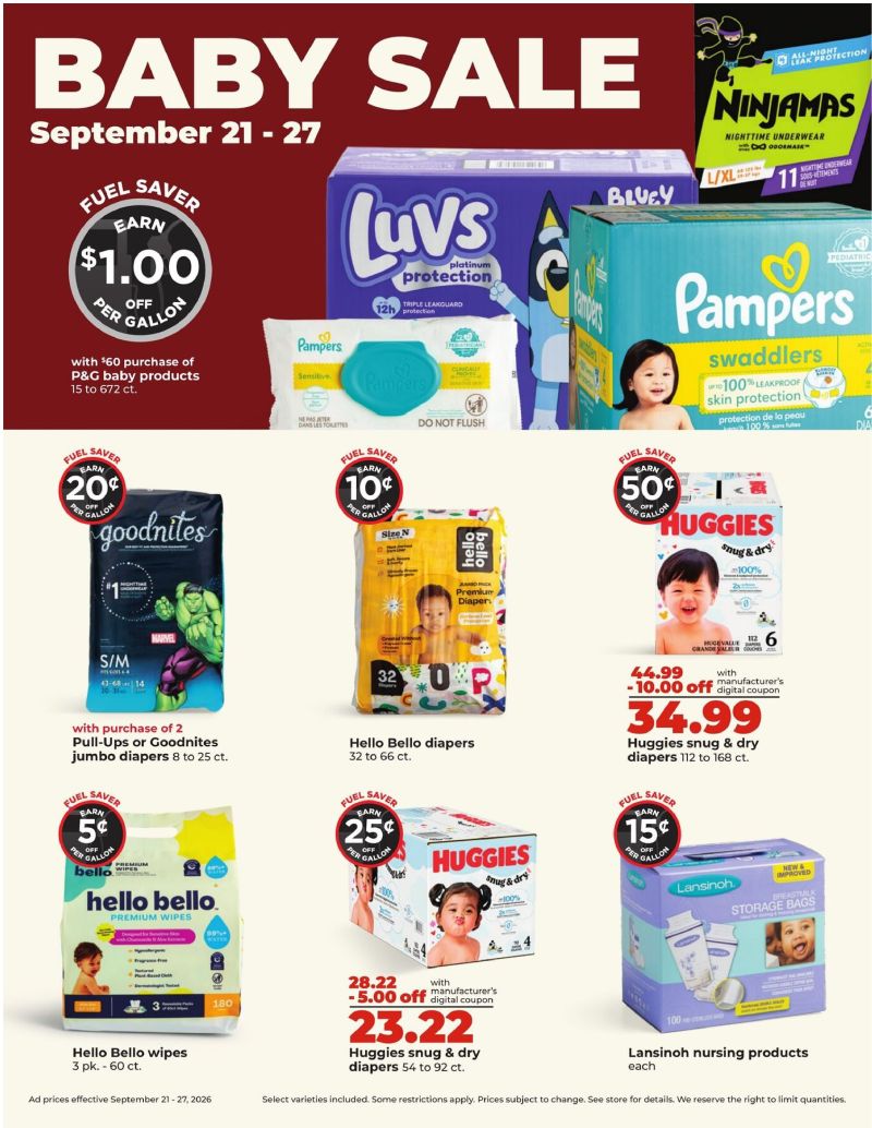 HYVEE weekly ad Sep 21 – Sep 28, 2026 – page 39