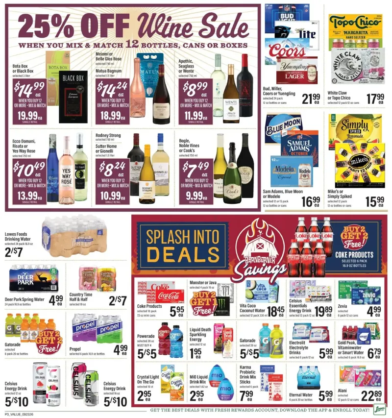 LOWES FOODS weekly ad Sep 23 – Sep 30, 2026 – page 3
