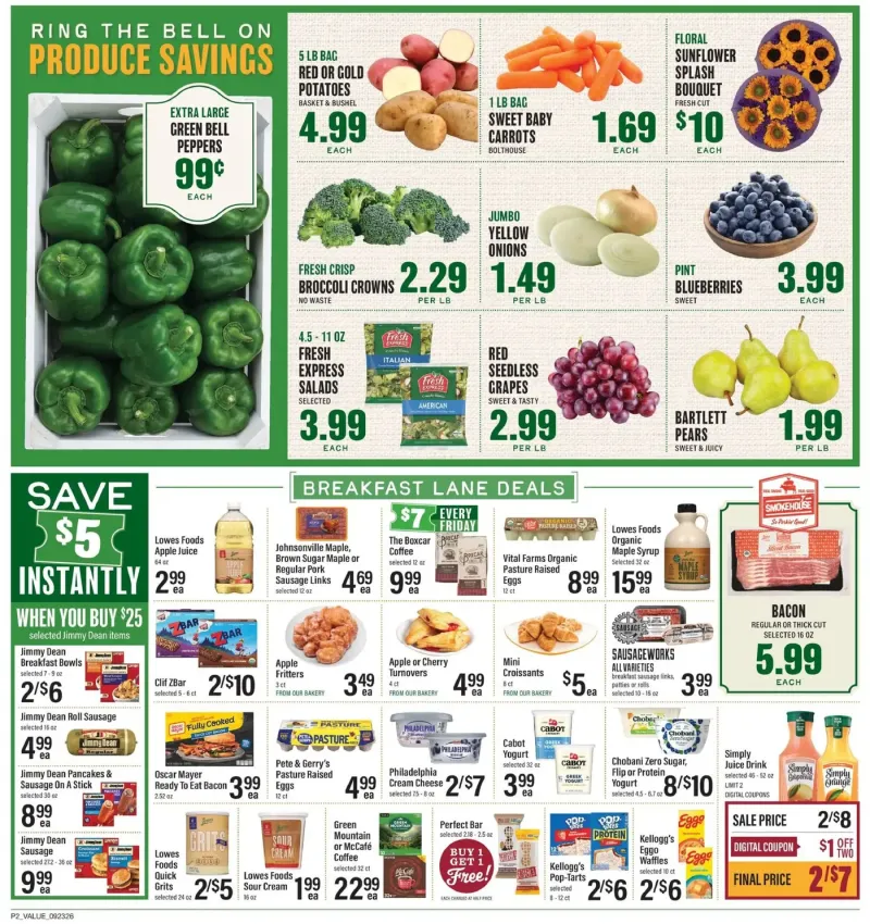 LOWES FOODS weekly ad Sep 23 – Sep 30, 2026 – page 2