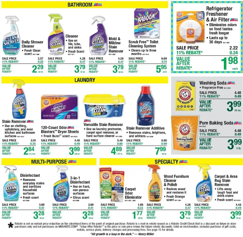 MENARDS weekly ad Sep 23 – Oct 5, 2026 – page 21