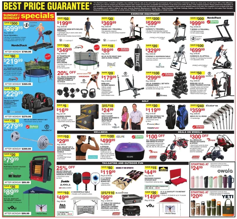 DUNHAM'S SPORTS weekly ad Sep 26 – Oct 2, 2026 – page 10