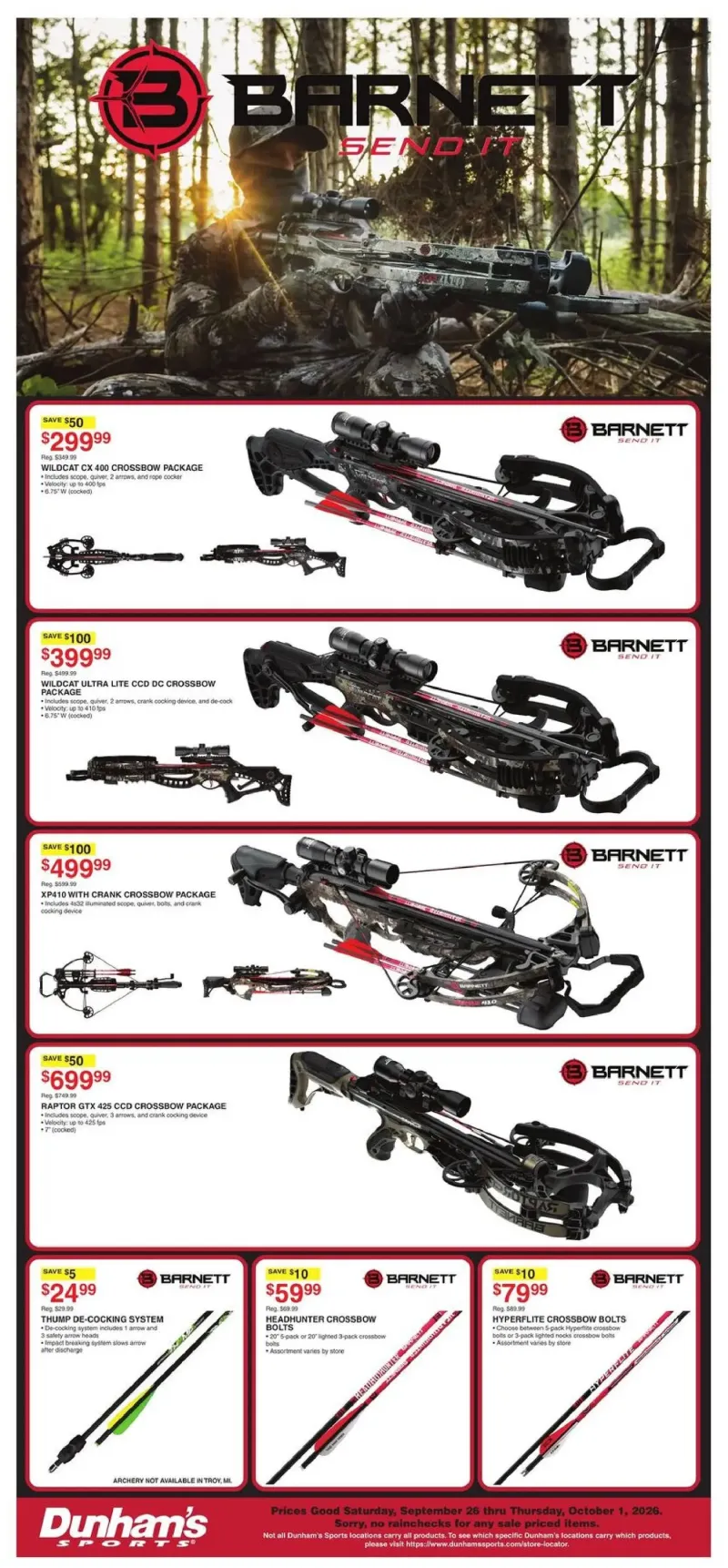 DUNHAM'S SPORTS weekly ad Sep 26 – Oct 2, 2026 – page 5