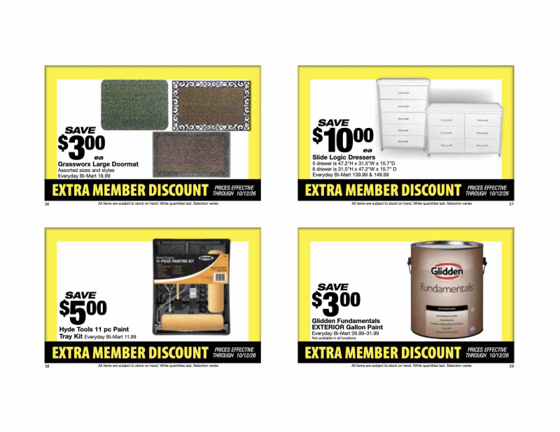 BI-MART weekly ad Sep 28 – Oct 30, 2026 – page 16