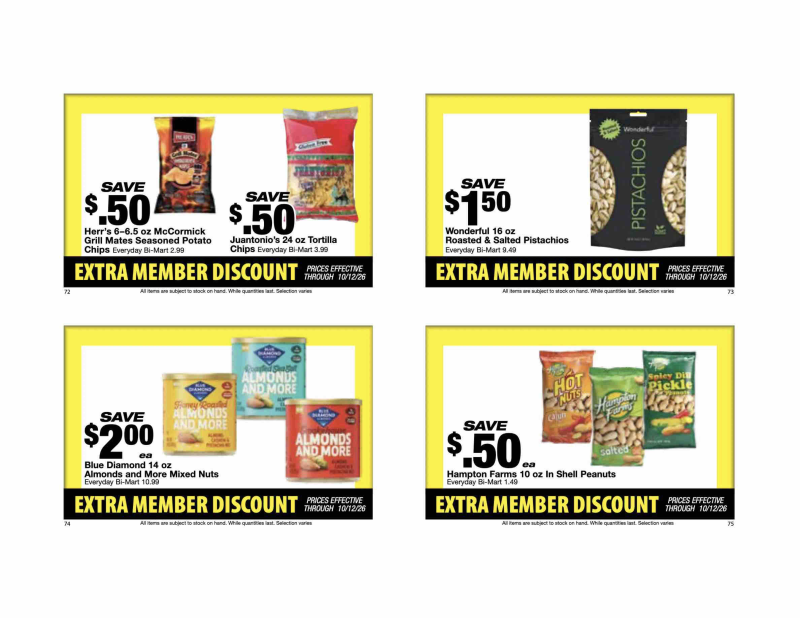 BI-MART weekly ad Sep 28 – Oct 30, 2026 – page 20