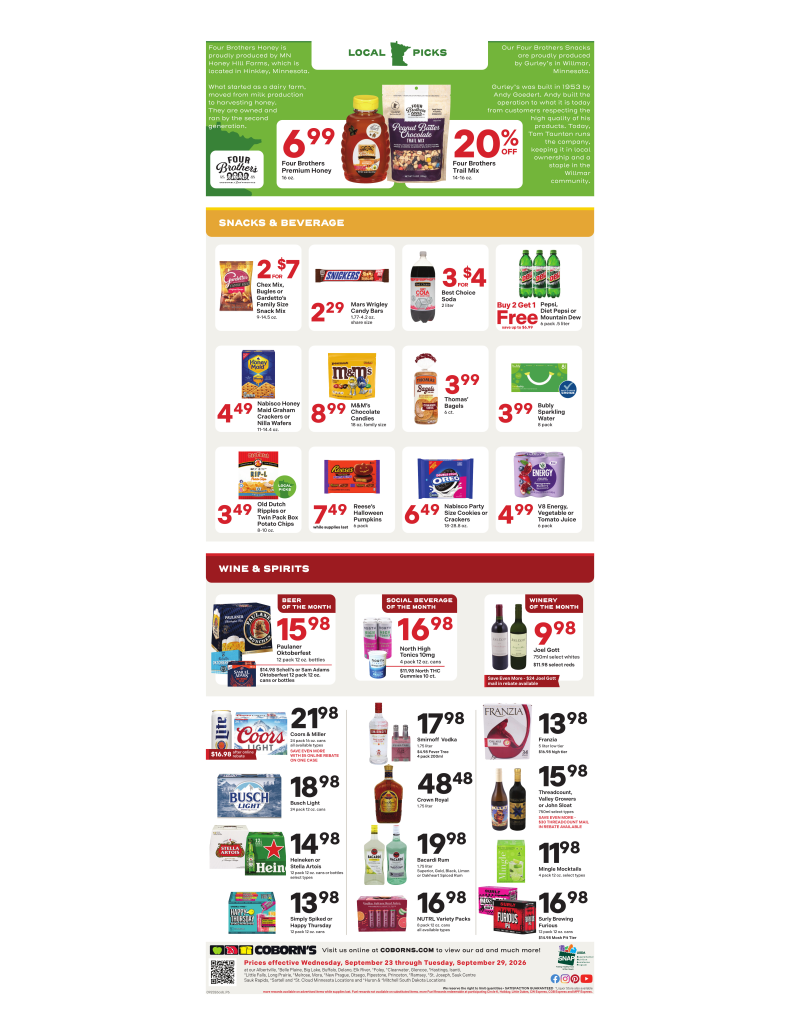 COBORN'S weekly ad Sep 23 – Sep 30, 2026 – page 6
