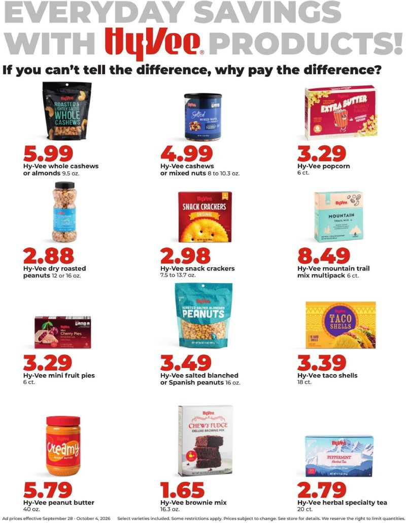 HYVEE weekly ad Sep 28 – Oct 5, 2026 – page 18