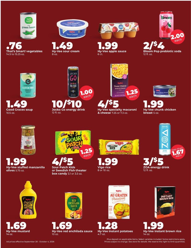 HYVEE weekly ad Sep 28 – Oct 5, 2026 – page 4