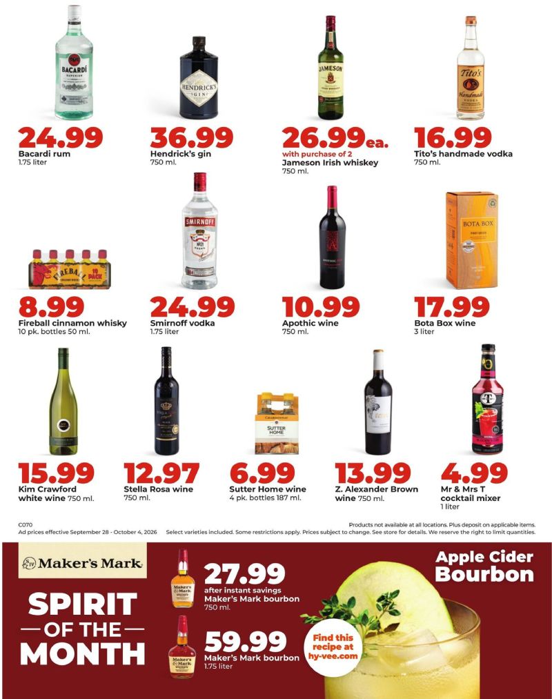 HYVEE weekly ad Sep 28 – Oct 5, 2026 – page 35