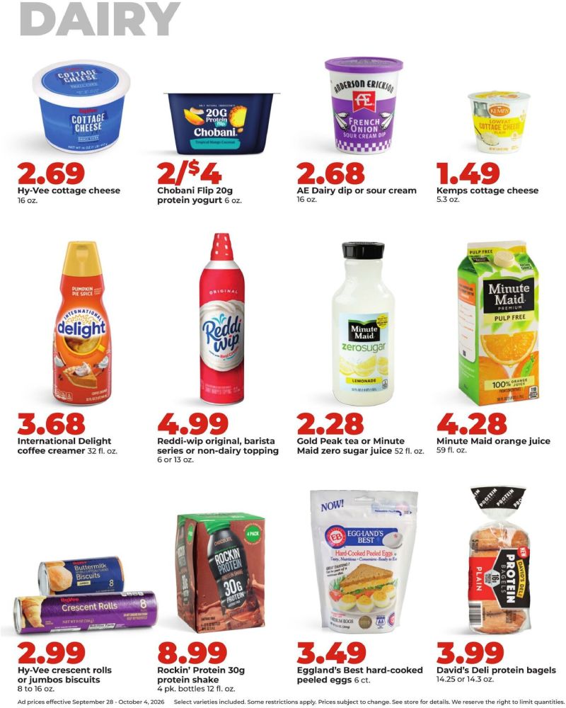 HYVEE weekly ad Sep 28 – Oct 5, 2026 – page 26