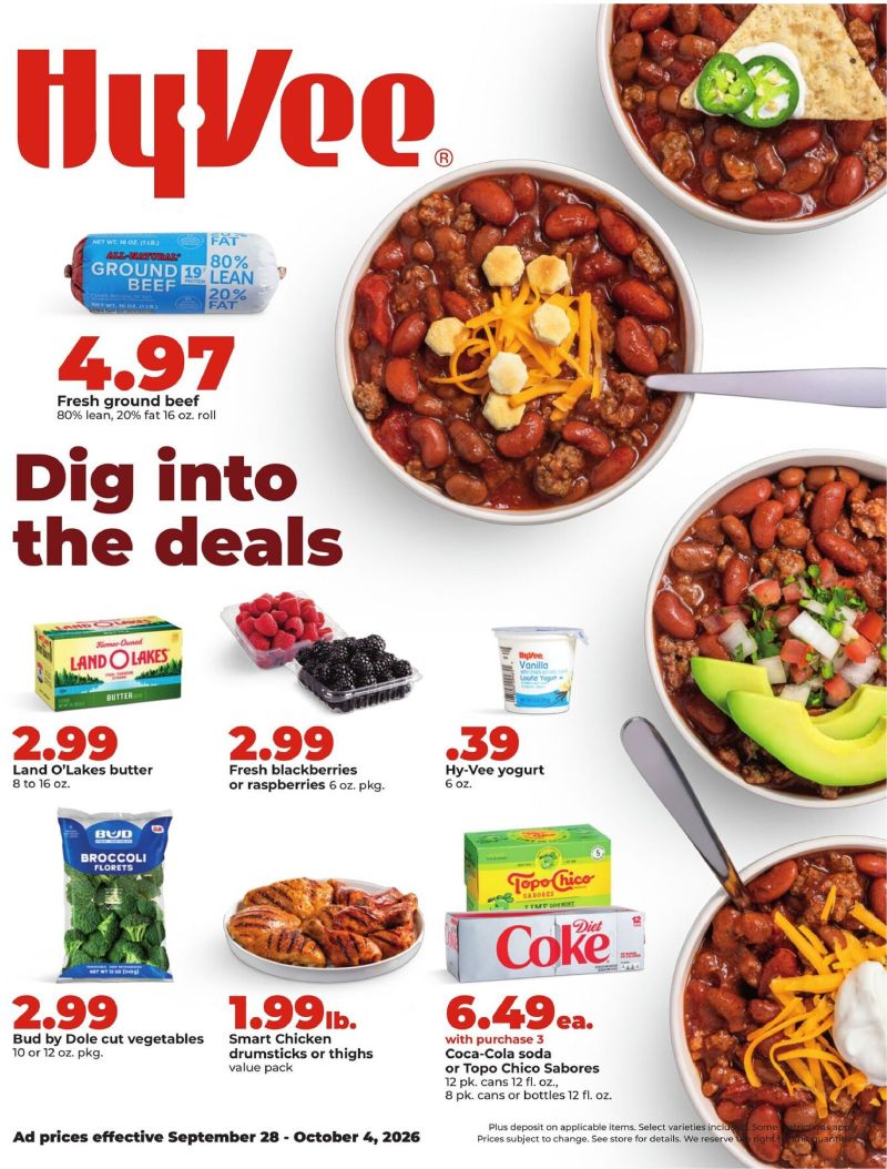 HYVEE weekly ad Sep 28 – Oct 5, 2026 – page 1