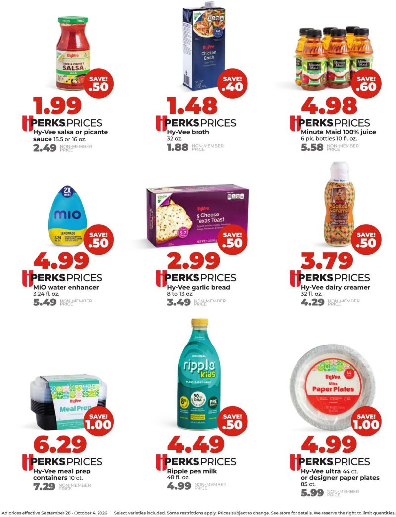 HYVEE weekly ad Sep 28 – Oct 5, 2026 – page 6