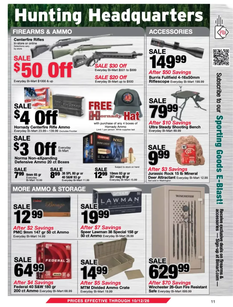 BI-MART weekly ad Sep 29 – Oct 31, 2026 – page 11