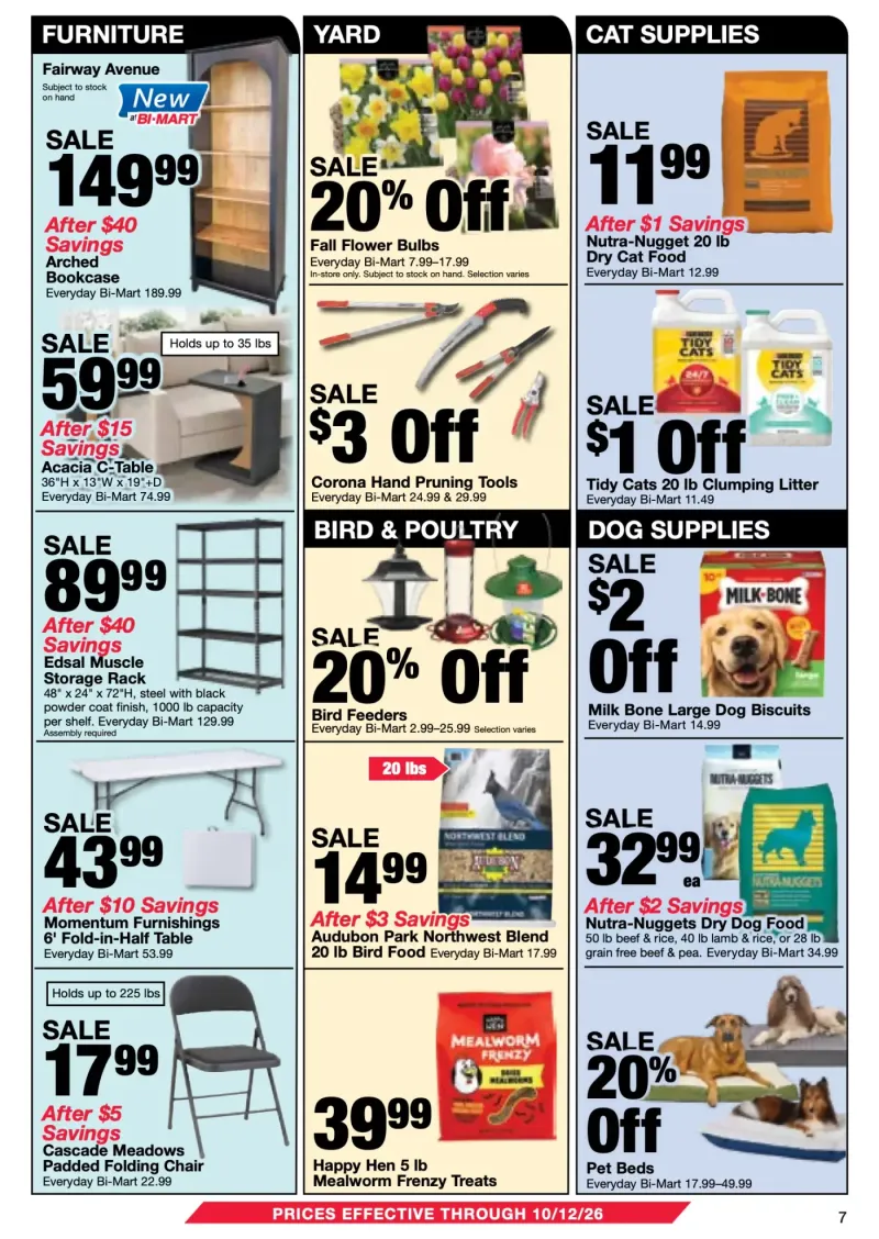 BI-MART weekly ad Sep 29 – Oct 31, 2026 – page 7