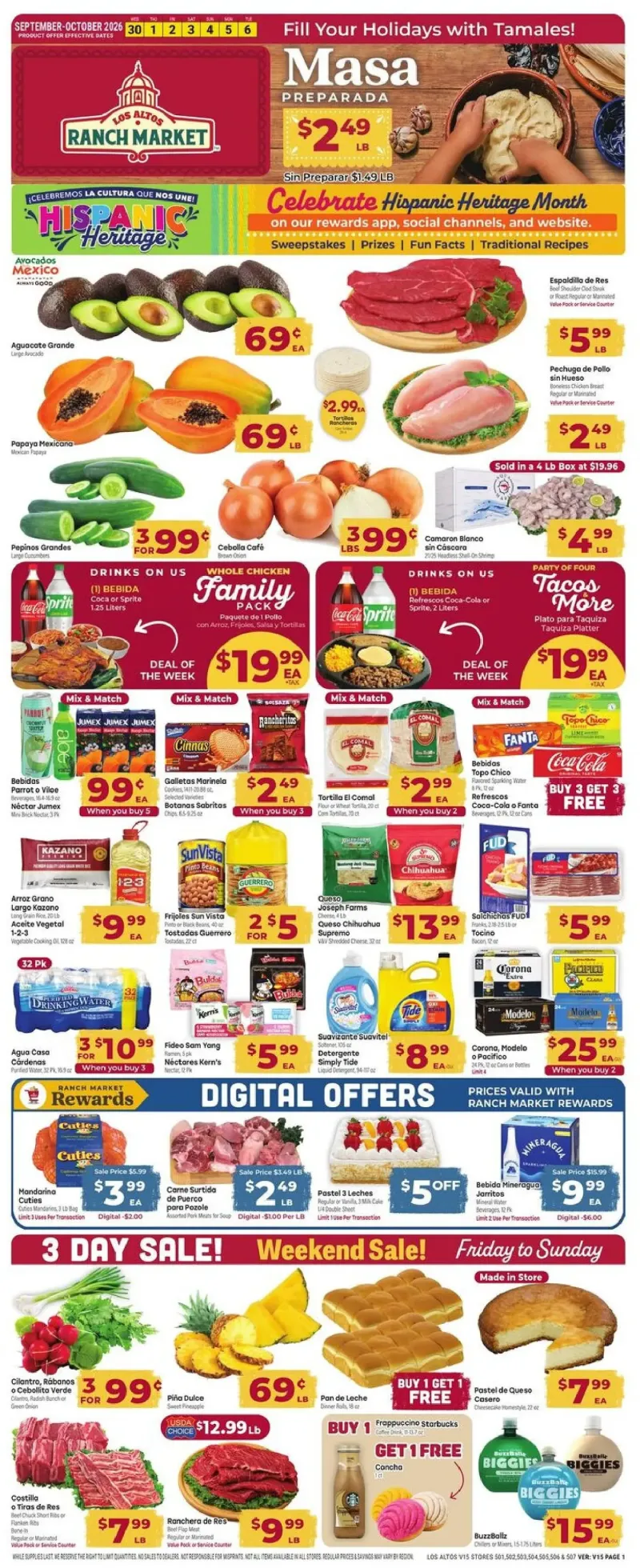 CARDENAS weekly ad Sep 30 – Oct 7, 2026 – page 1