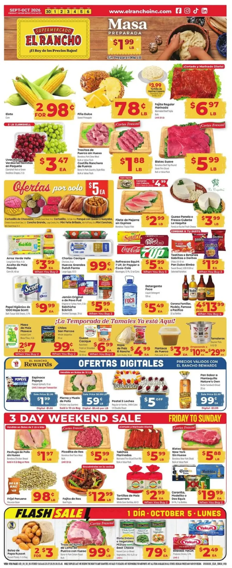 FESTIVAL FOODS weekly ad Sep 30 – Oct 7, 2026 – page 1