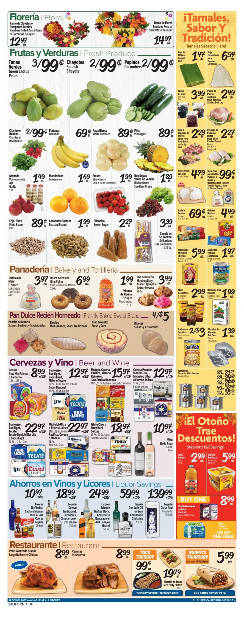 EL SUPER weekly ad Sep 30 – Oct 6, 2026 – page 4
