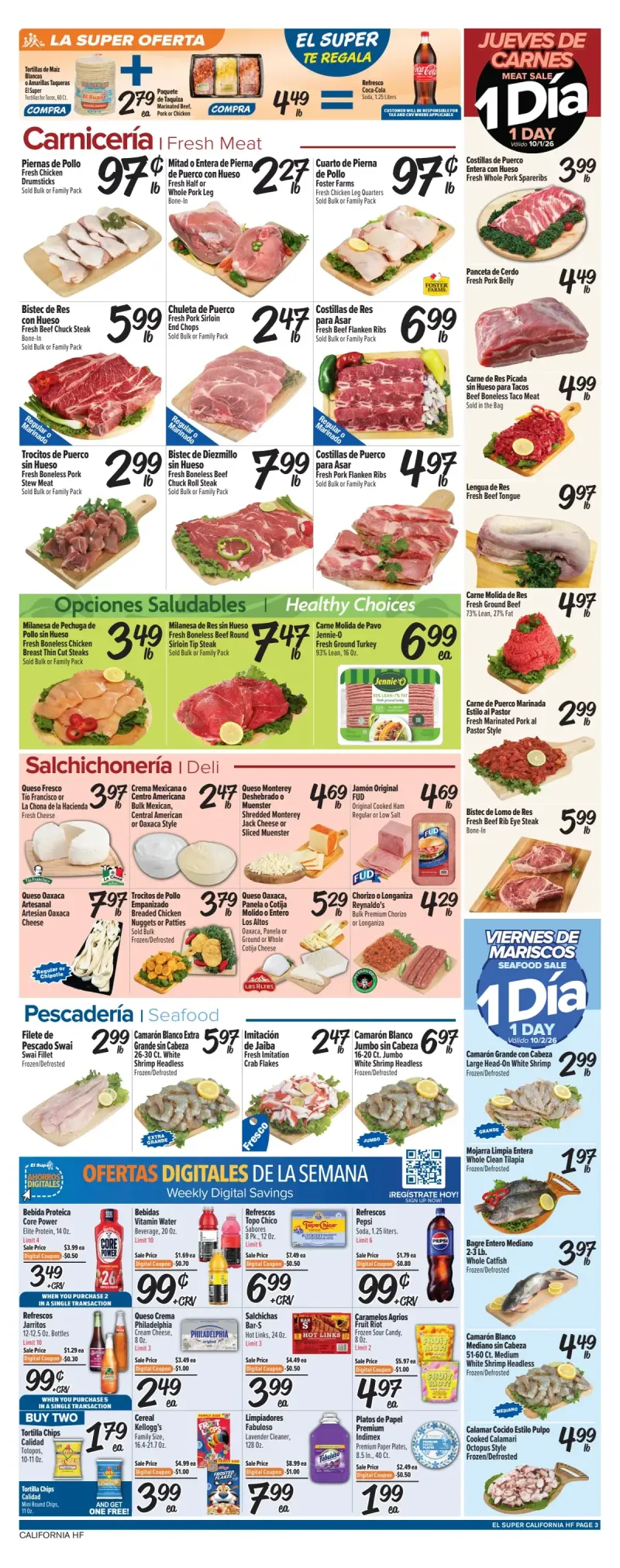 EL SUPER weekly ad Sep 30 – Oct 6, 2026 – page 3