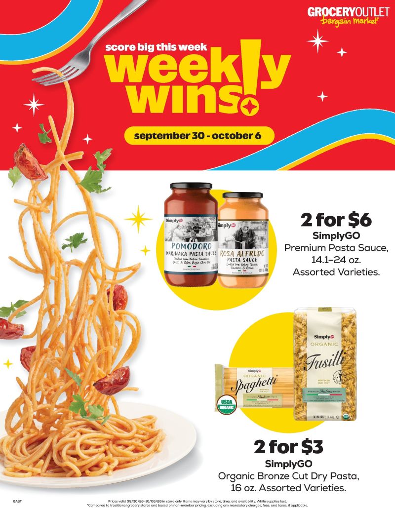 GROCERY OUTLET weekly ad Sep 30 – Oct 7, 2026 – page 1
