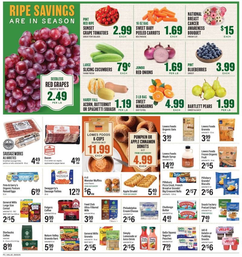 LOWES FOODS weekly ad Sep 30 – Oct 7, 2026 – page 2