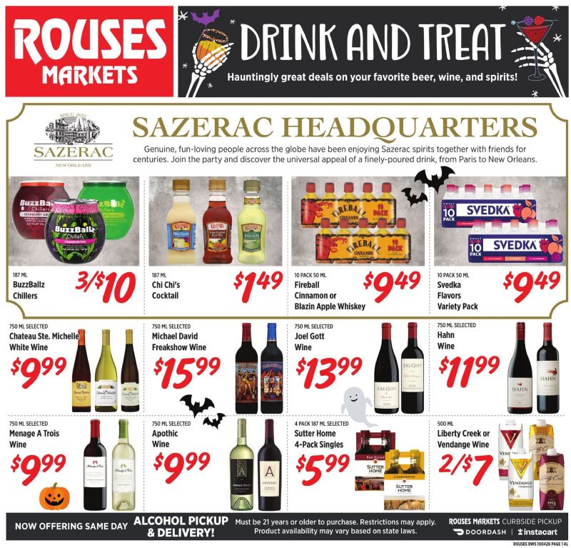ROUSES weekly ad Sep 30 – Nov 5, 2026 – page 1
