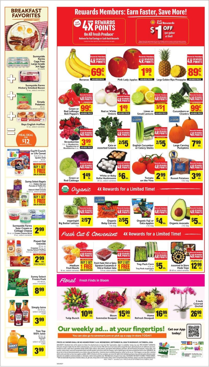 SAVE MART weekly ad Sep 30 – Oct 7, 2026 – page 4