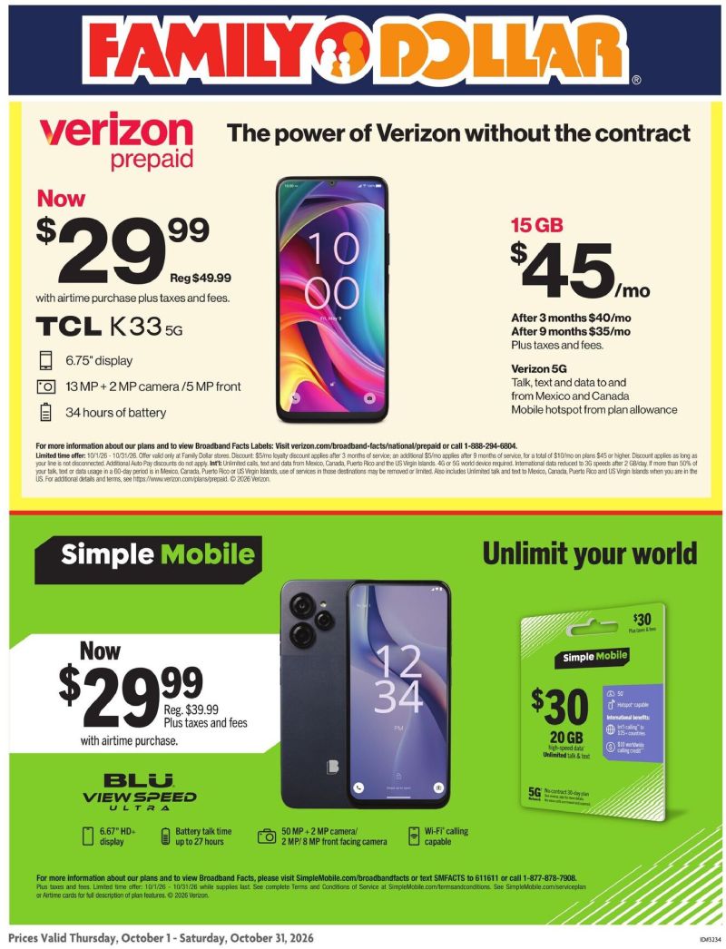 FAMILY DOLLAR weekly ad Oct 1 – Nov 1, 2026 – page 2
