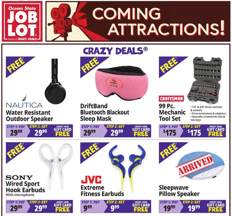 OCEAN STATE JOB LOT weekly ad Oct 1 – Oct 8, 2026 – page 1