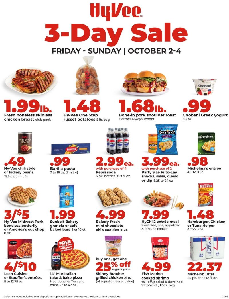 HYVEE weekly ad Oct 2 – Oct 5, 2026 – page 1
