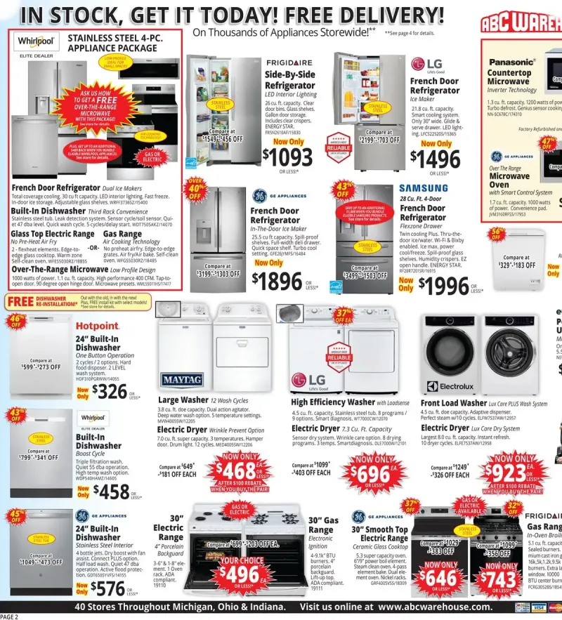 ABC WAREHOUSE weekly ad Oct 4 – Oct 10, 2026 – page 2