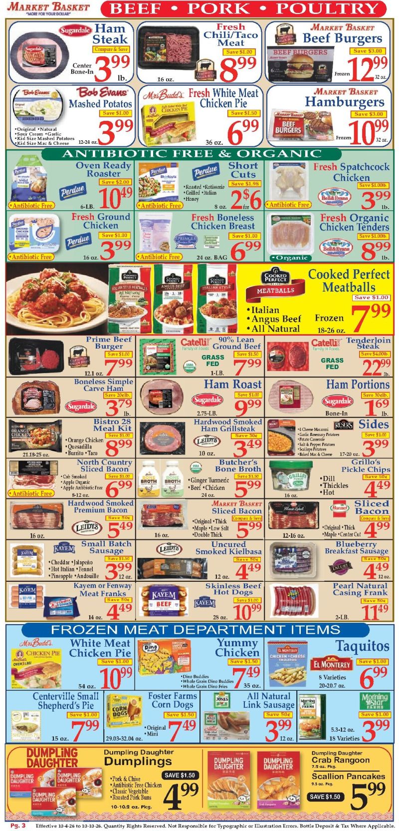 MARKET BASKET weekly ad Oct 5 – Oct 10, 2026 – page 3
