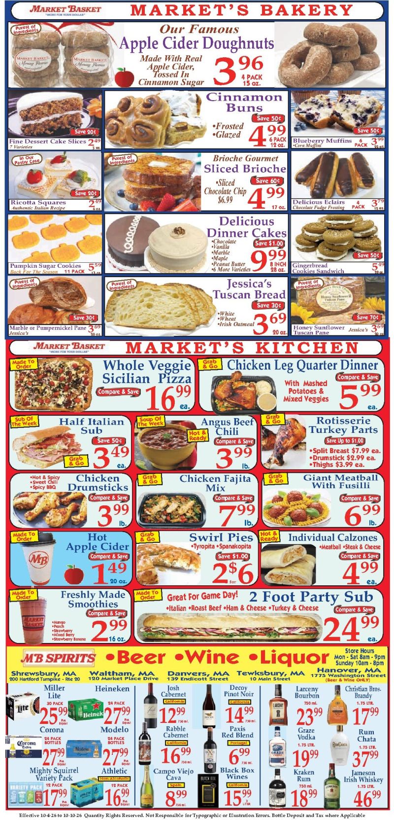 MARKET BASKET weekly ad Oct 5 – Oct 10, 2026 – page 8