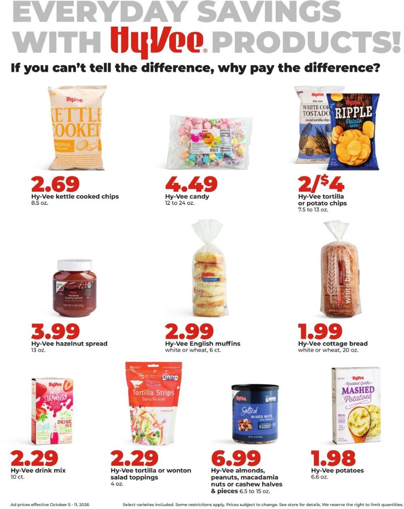 HYVEE weekly ad Oct 5 – Oct 12, 2026 – page 20