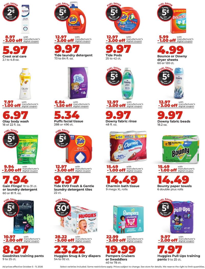 HYVEE weekly ad Oct 5 – Oct 12, 2026 – page 8