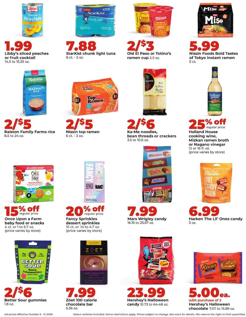 HYVEE weekly ad Oct 5 – Oct 12, 2026 – page 26
