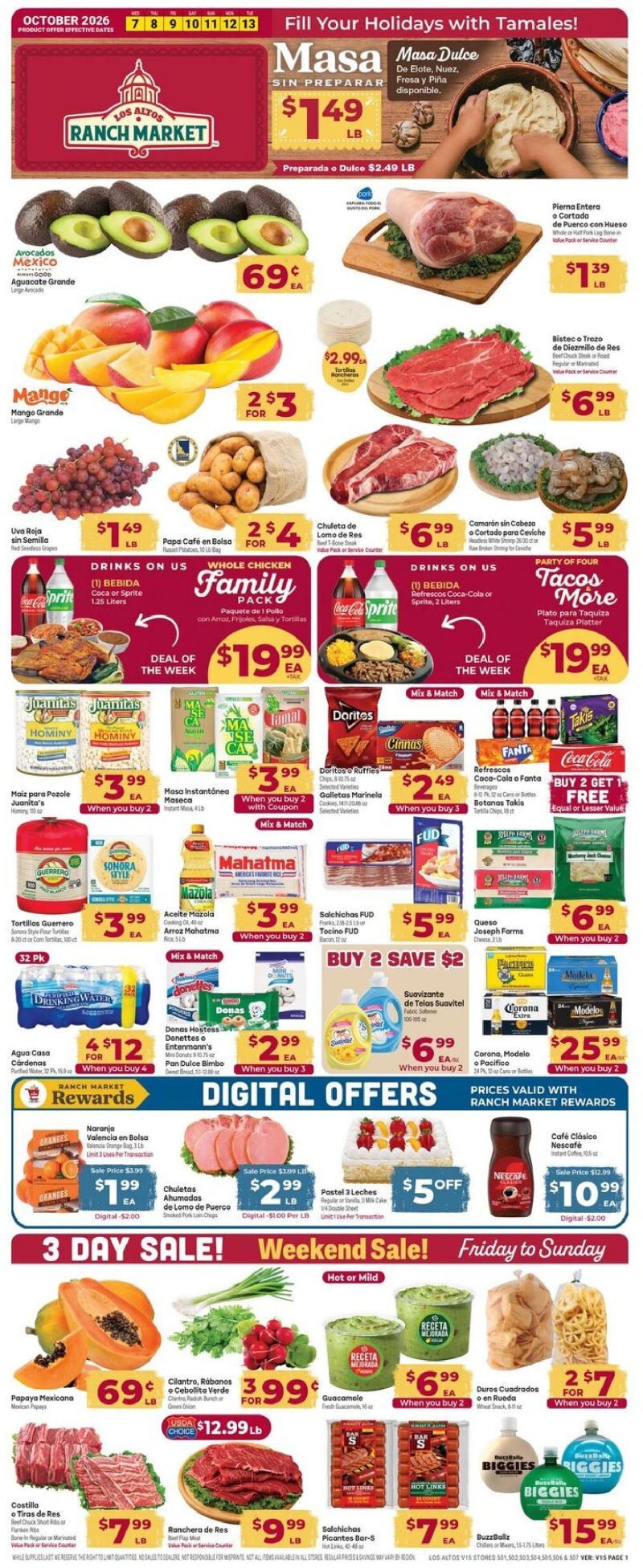 CARDENAS weekly ad Oct 7 – Oct 14, 2026 – page 1
