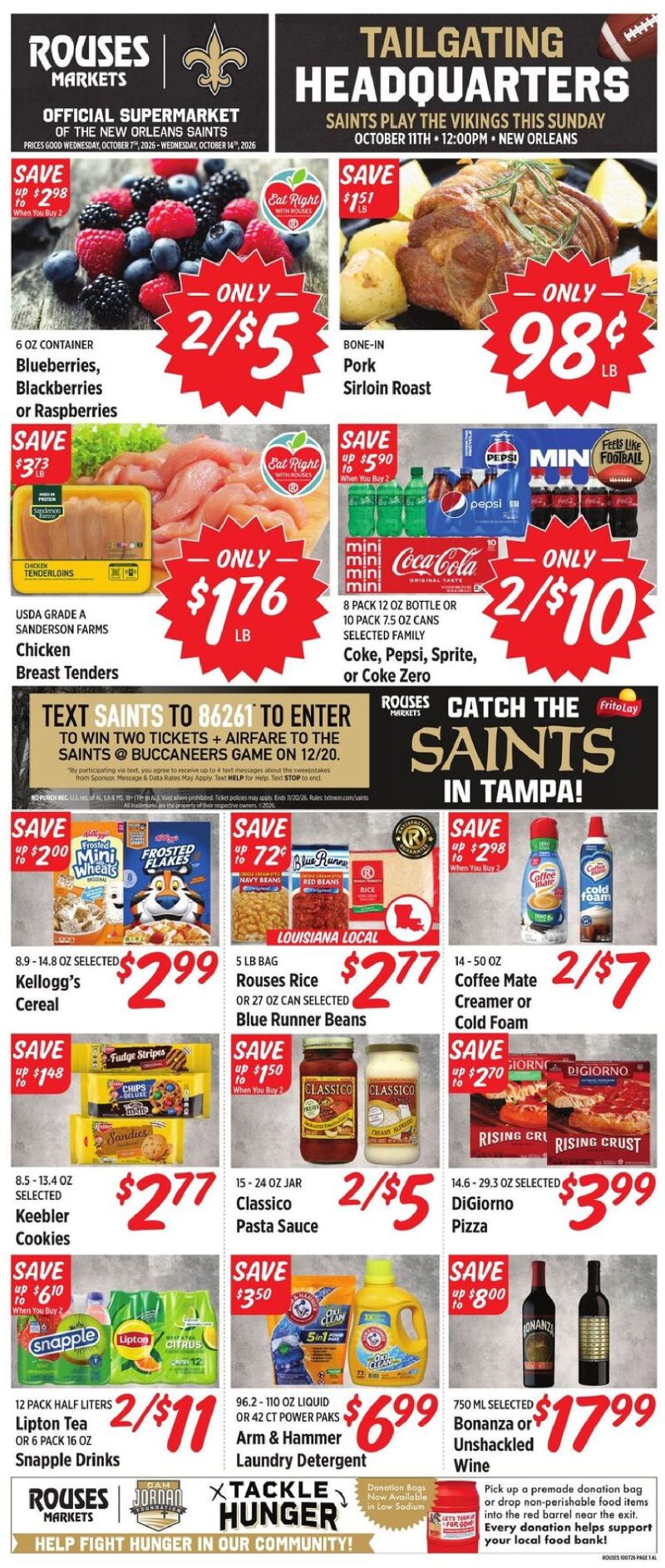 ROUSES weekly ad Oct 7 – Oct 15, 2026 – page 1