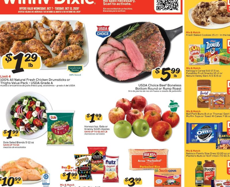 WINN DIXIE weekly ad Oct 7 – Oct 14, 2026 – page 1