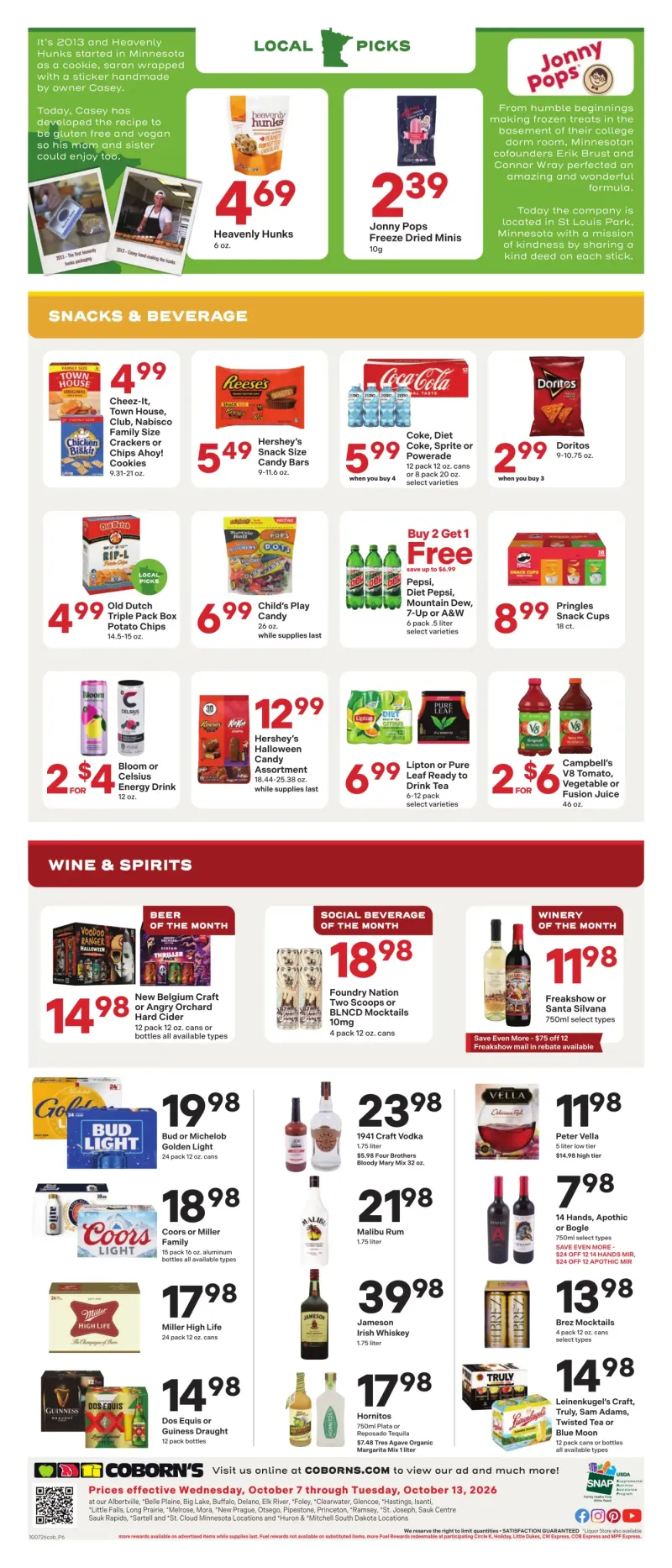 COBORN'S weekly ad Oct 7 – Oct 14, 2026 – page 6
