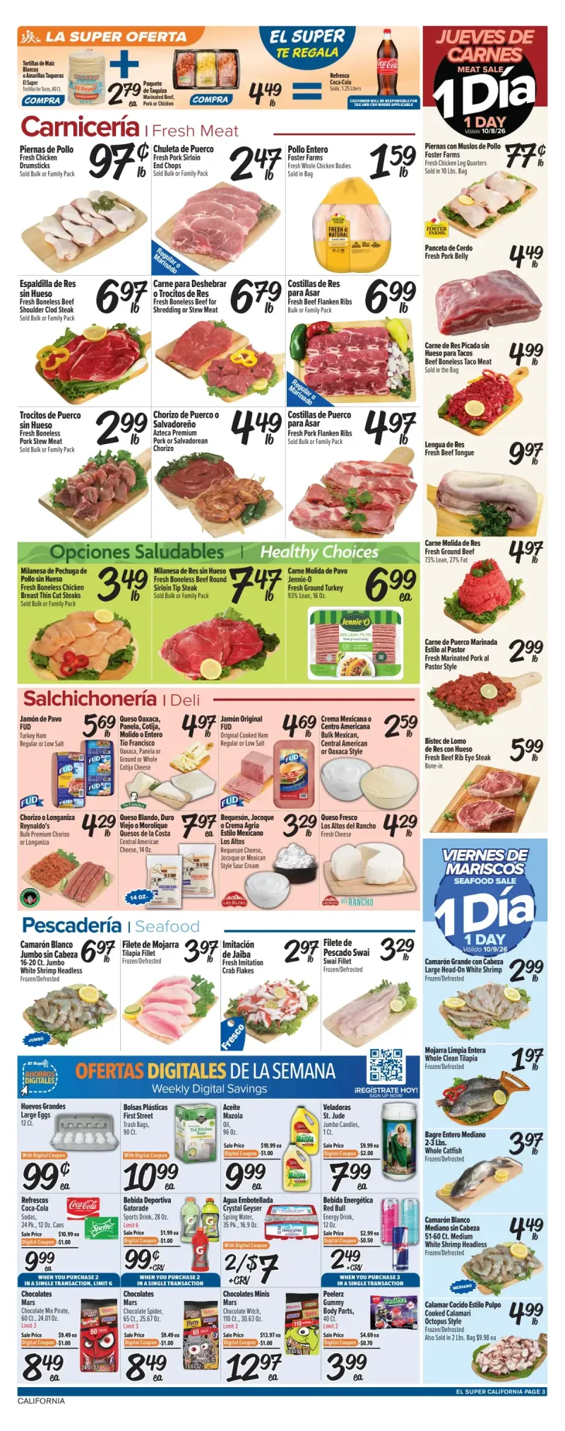 EL SUPER weekly ad Oct 7 – Oct 13, 2026 – page 3