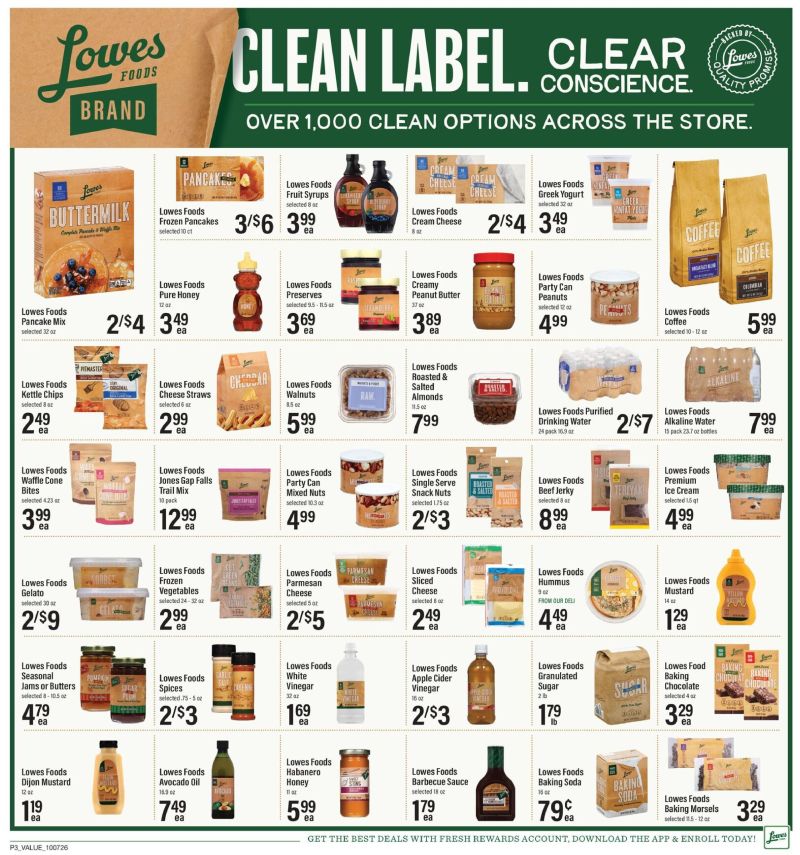 LOWES FOODS weekly ad Oct 7 – Oct 14, 2026 – page 3