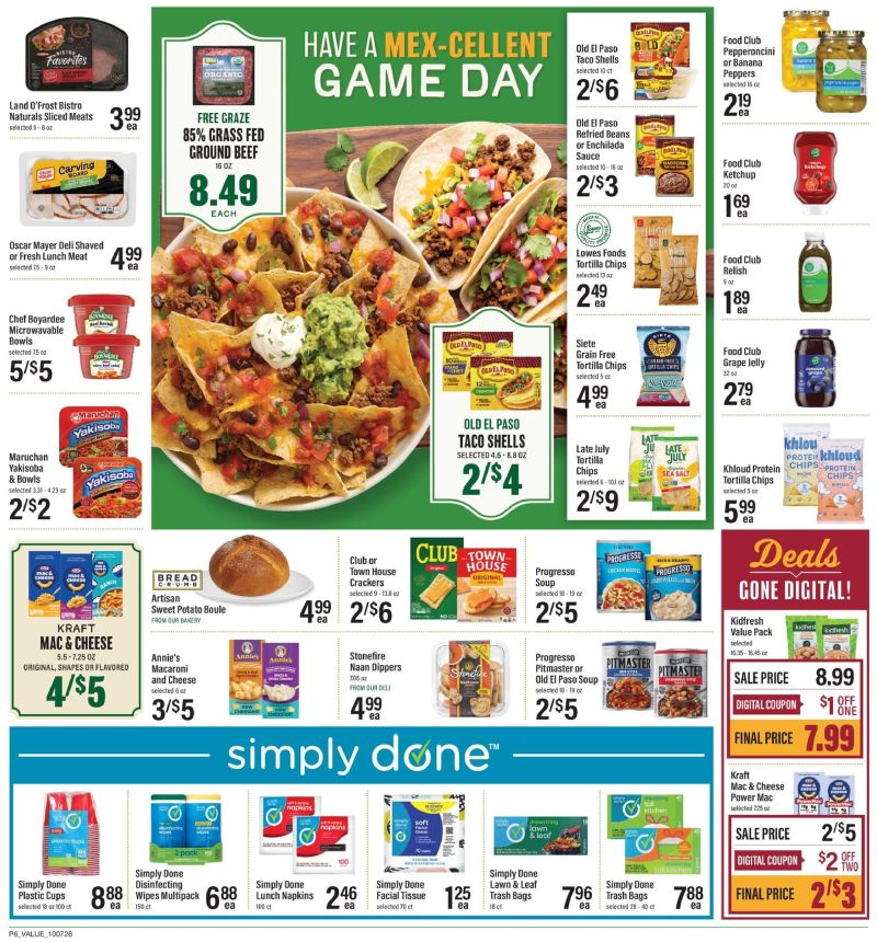 LOWES FOODS weekly ad Oct 7 – Oct 14, 2026 – page 8